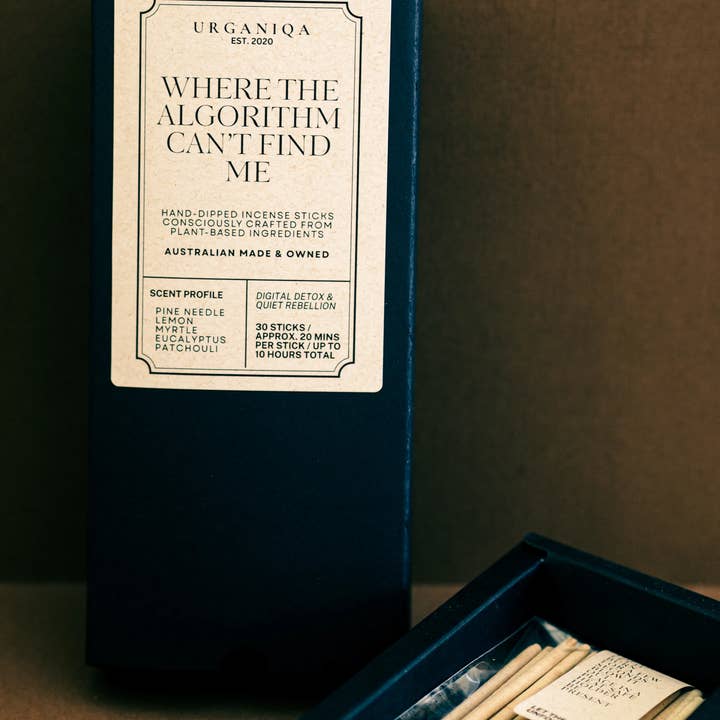 Urganiqa handmade incense for digital detox and mindful moments