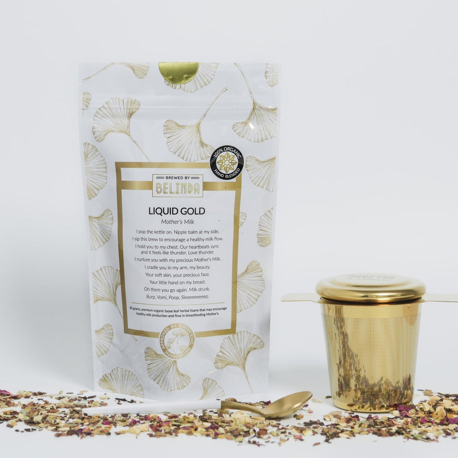 Brewed By Belinda Liquid Gold breastfeeding support tea 85g