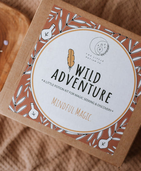 The Little Potion Co Wild Adventure Mindful Potion Kit with nature-themed ingredients and spell cards