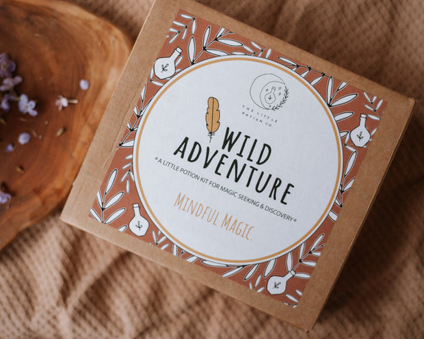 The Little Potion Co Wild Adventure Mindful Potion Kit with nature-themed ingredients and spell cards