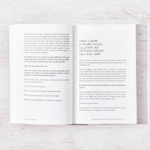 Inspirational collection of essays on transformation and healing