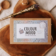 The Little Potion Co Mini Colour Mood Colour Changing Potion Kit with happiness spell card