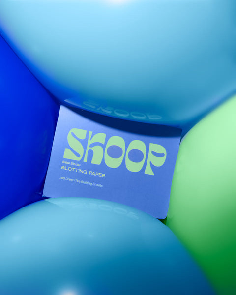 Vegan facial blotting sheets with Green Tea and Hemp Pulp