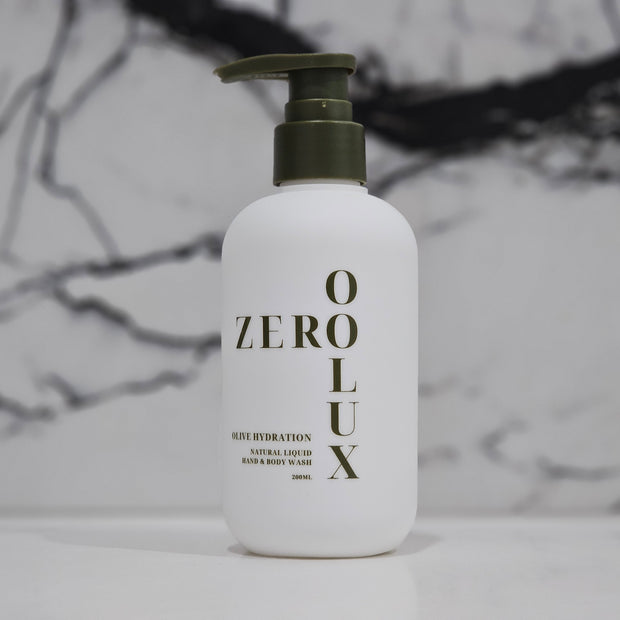 OOLUX fragrance-free olive oil hand and body wash 200ml