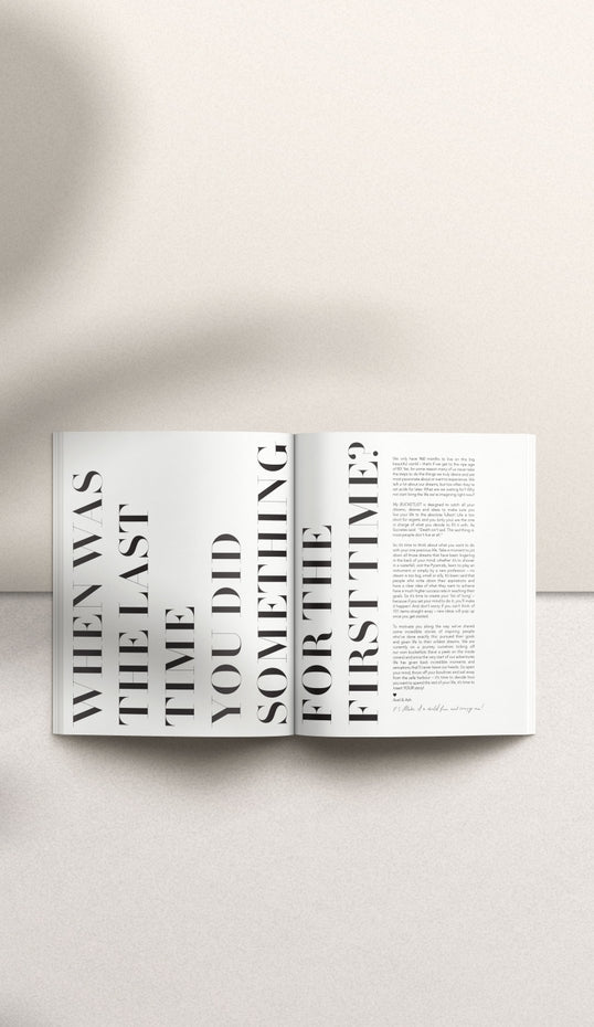 My Bucket List dream and goals diary by Axel & Ash made in Australia