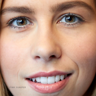 Soft dusky pink lipstick shade Pink Juniper