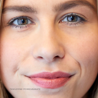 Burnished rose natural lipstick with tangerine fragrance