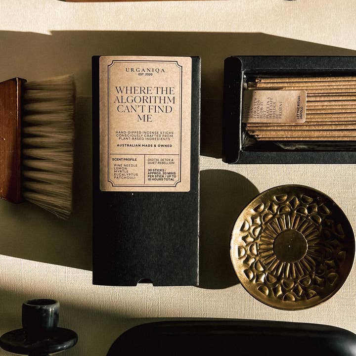 Urganiqa Where the Algorithm Can’t Find Me Incense Sticks Grounded Collection