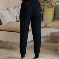 Comfortable black pants for everyday wear by Freez Clothing