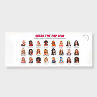 Guess the Pop Diva guessing game box