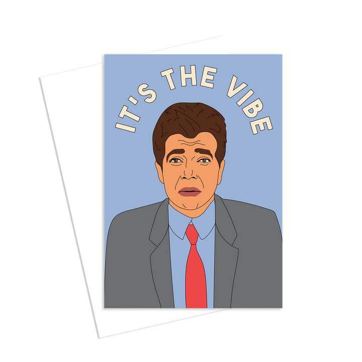 Funny Australian greeting card inspired by The Castle lawyer Dennis Denuto