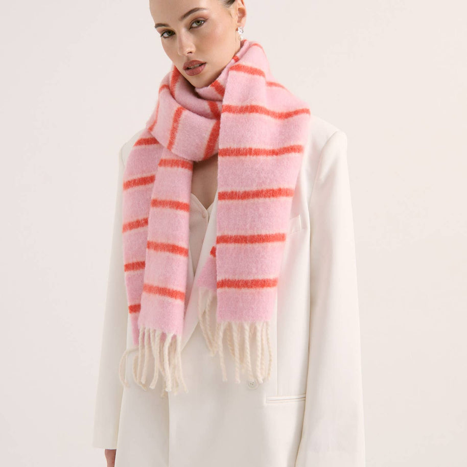 Cotton Candy Fluffy Scarf