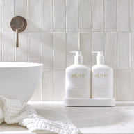 Tropical mango and lychee body care set