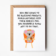 You Are Going To Be Awesome Parents Greeting Card