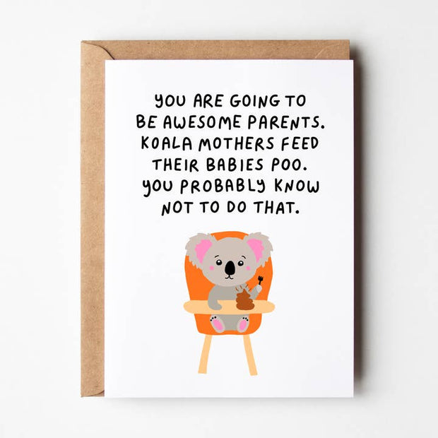 You Are Going To Be Awesome Parents Greeting Card