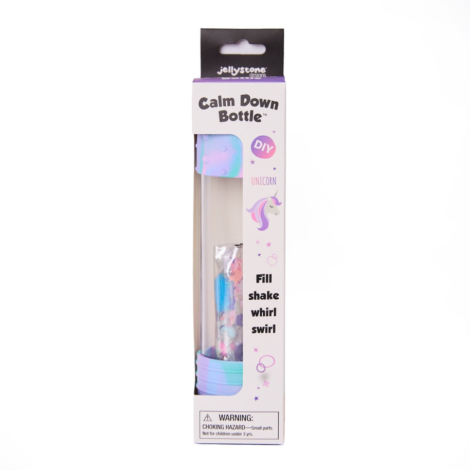 Refillable sensory bottle with glitter and creative elements