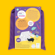 Eco-friendly kids activity set with Australia design, non-toxic pens and fabric carry bag
