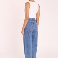 Lola Barrel Jean - Deep Blue