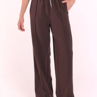 Noah Wide Pant - Dark Chocolate