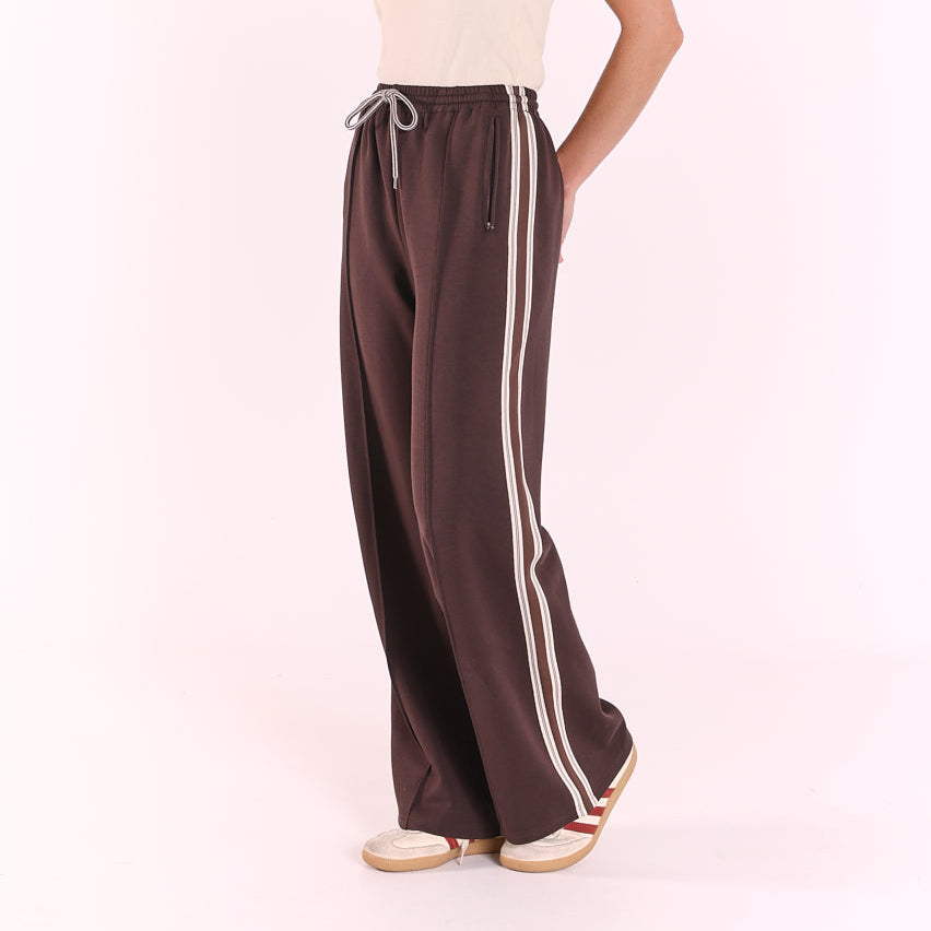 Noah Wide Pant - Dark Chocolate