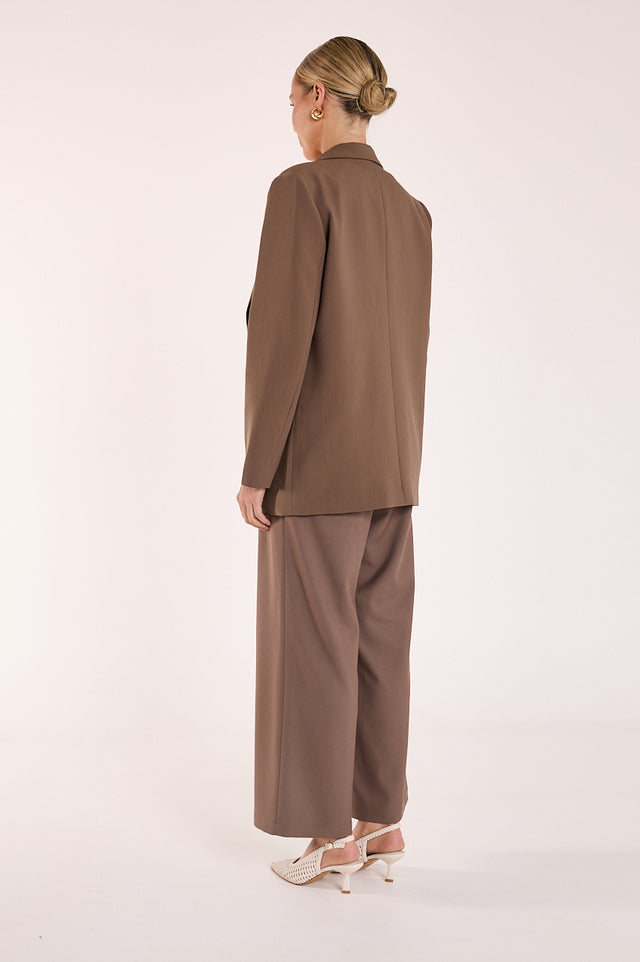 Feather & Noise espresso blazer smart casual AU sizes 6-18