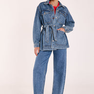Tate Denim Jacket - Deep Blue