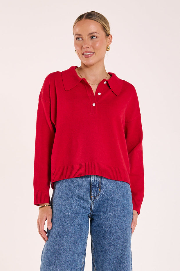 Alice Knit - Red