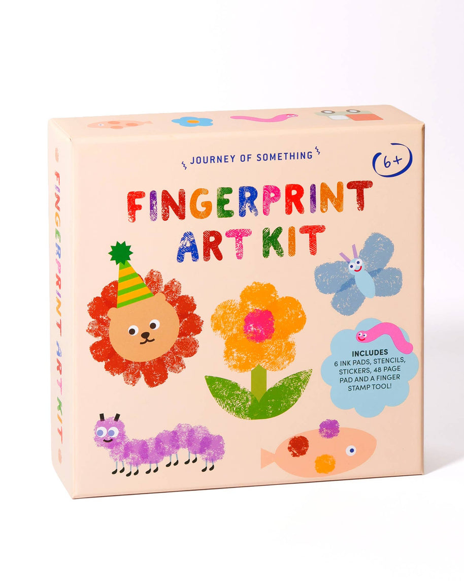 Fingerprint Art Kit with ink pads and activity pad