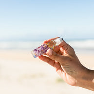 Lavender and chamomile essential oil roller for relaxation and sleep