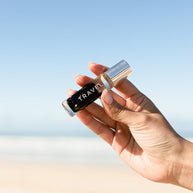 Lavender and cedarwood essential oil roller for protection and travel