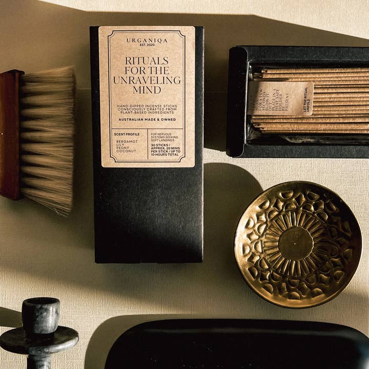 Vegan clean-burning incense with bergamot lily peony and coconut