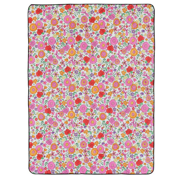 Paloma picnic rug by IZIMINI rolled with carry strap