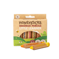 Honeysticks Magic 3-in-1 Beeswax Pencils Little Learners 7 pack