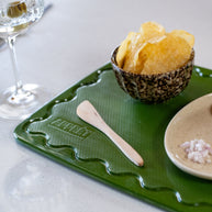 Maison Apprêt Petite Board in Green, rice husk chopping board