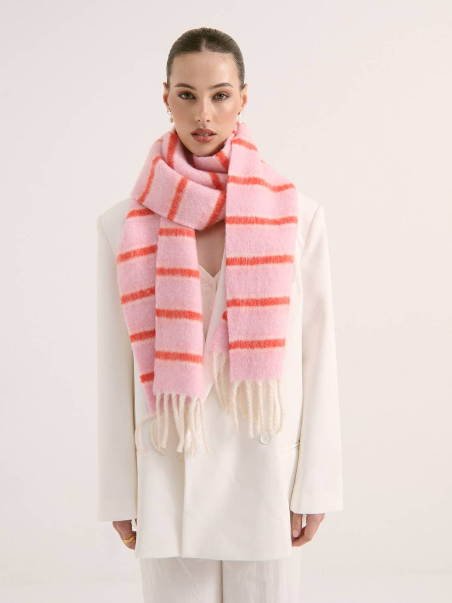Cotton Candy Fluffy Scarf
