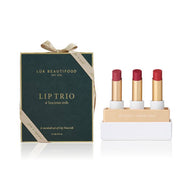 Lük Beautifood Lip Trio Luscious Reds Sheer Lipstick Holiday Gift Set 2025