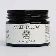 Naked Tallow Soothing Mask 45g blue botanical clay face mask made in Australia
