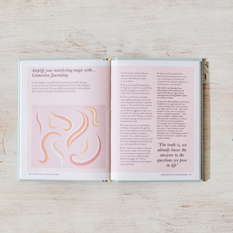 Victoria Jackson Manifesting For Beginners compact illustrated self help gift book