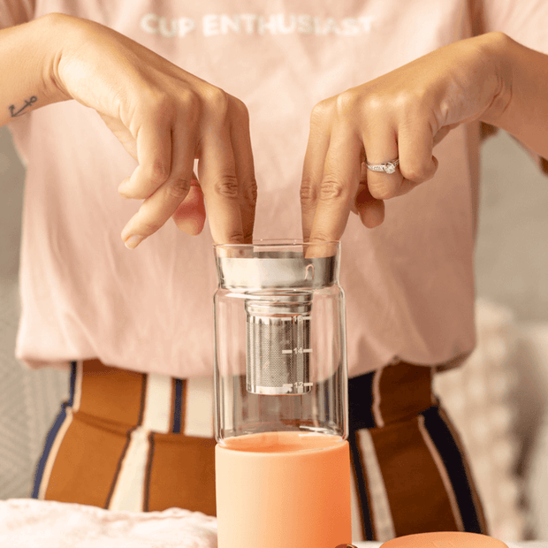 Eco-friendly reusable stainless steel tea strainer — Luxey Cup