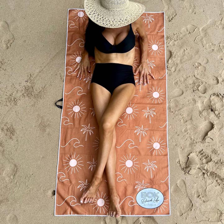 Bok Beach Life Australia Salty Sundays sand free towel