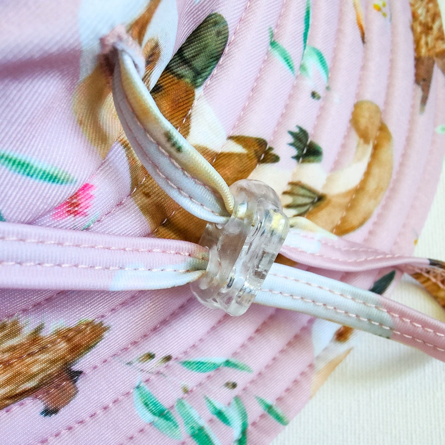 Kid's Reversible Swim Hat - Australian Animals