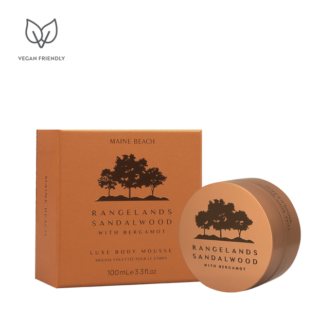 Maine Beach Rangelands Sandalwood Luxe Body Mousse 100ml jar
