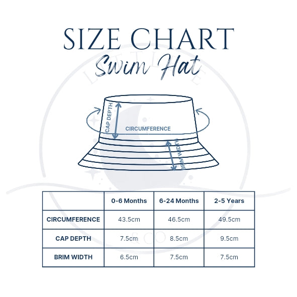 Kid's Reversible Swim Hat - Called Home to The Ocean Indigenous Blue