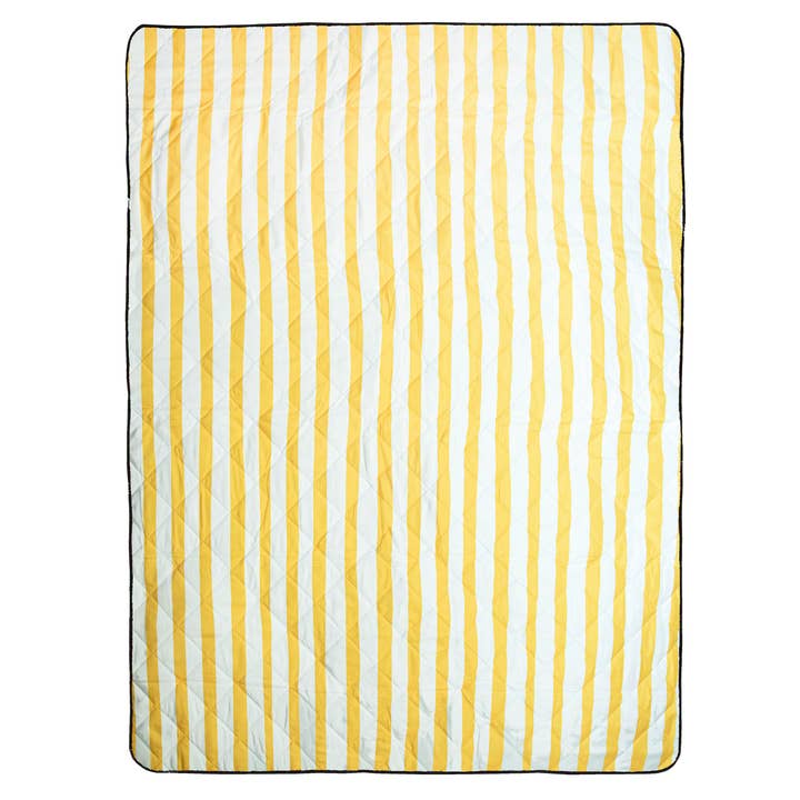Brighton picnic rug by IZIMINI rolled with carry strap