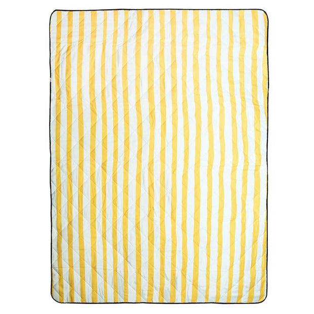Brighton picnic rug by IZIMINI rolled with carry strap