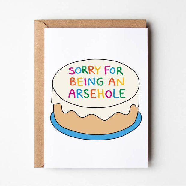 Friends of Henry Paper Co Sorry for Being an Arsehole card