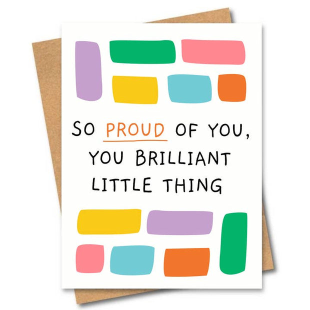Friends of Henry Paper Co So Proud of You You Brilliant Little Thing card