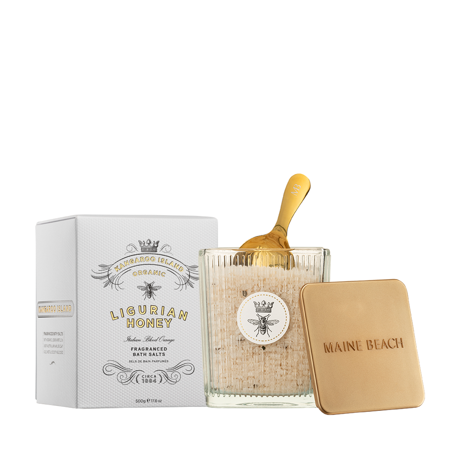Maine Beach K.I. Ligurian Honey Bath Salts 500 g