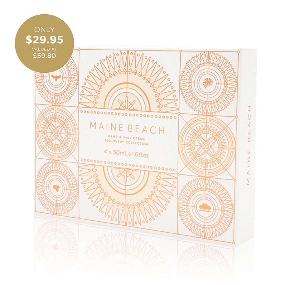 Maine Beach limited edition hand and nail cream collection for gifting