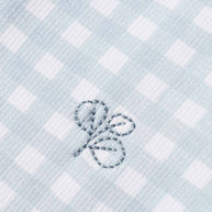 Growsuit - Light Blue Gingham Rib